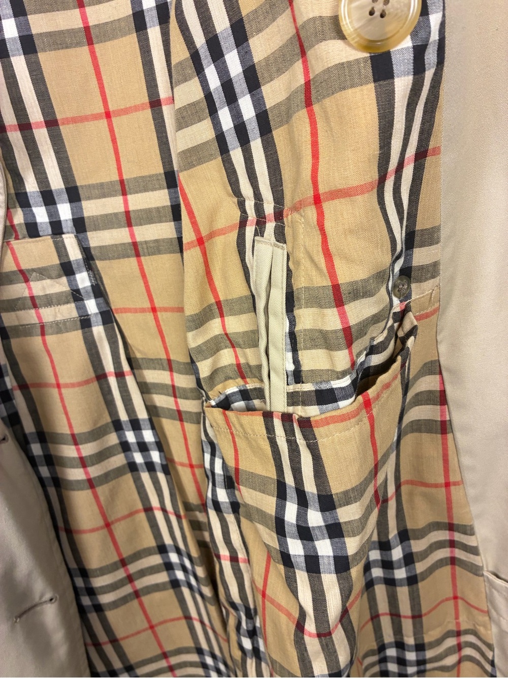 Burberry England VTG Novacheck Classic Double Breasted Belted Trench Coat Unisex - Picture 16 of 16